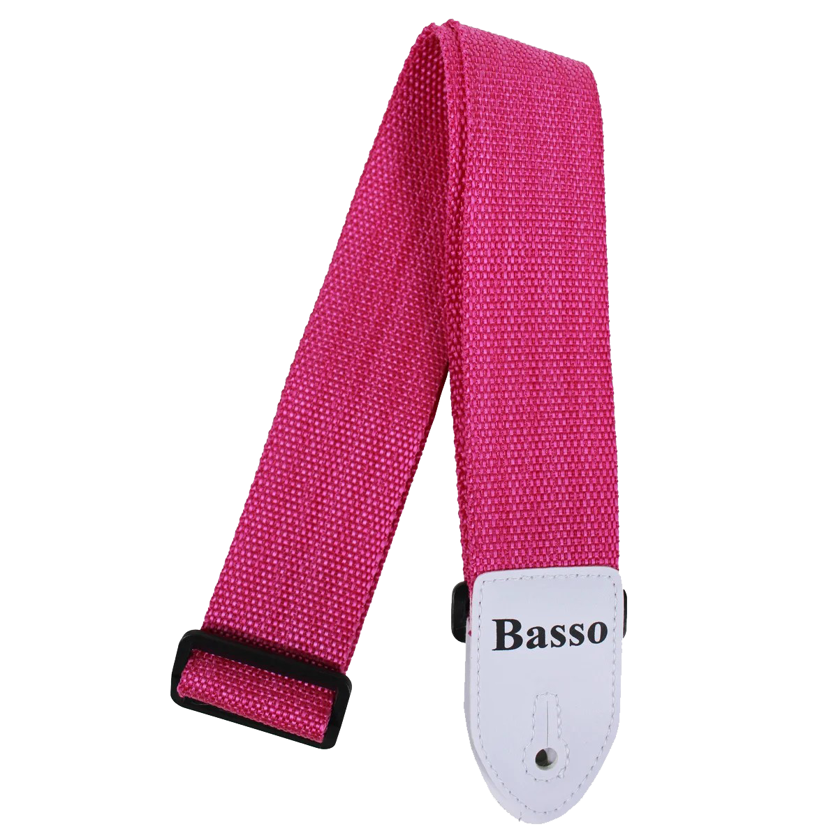 CORREA BASSO PARA GUITARRA Y BAJO ROSA 5cm