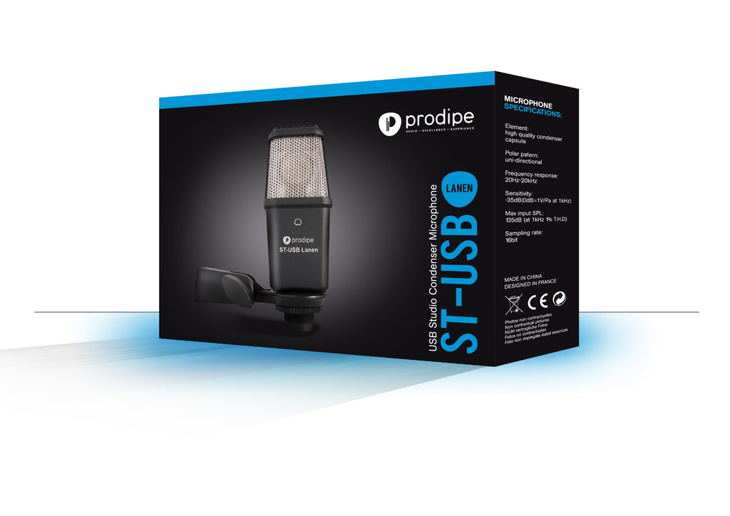 MICRÓFONO PRODIPE DE ESTUDIO DE CONDENSADOR STUSB