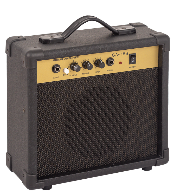 PACK DE GUITARRA ELÉCTRICA DAYTONA TIPO LES PAUL NEGRO