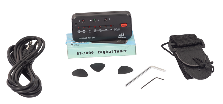 PACK DE GUITARRA ELÉCTRICA DAYTONA TIPO LES PAUL NEGRO