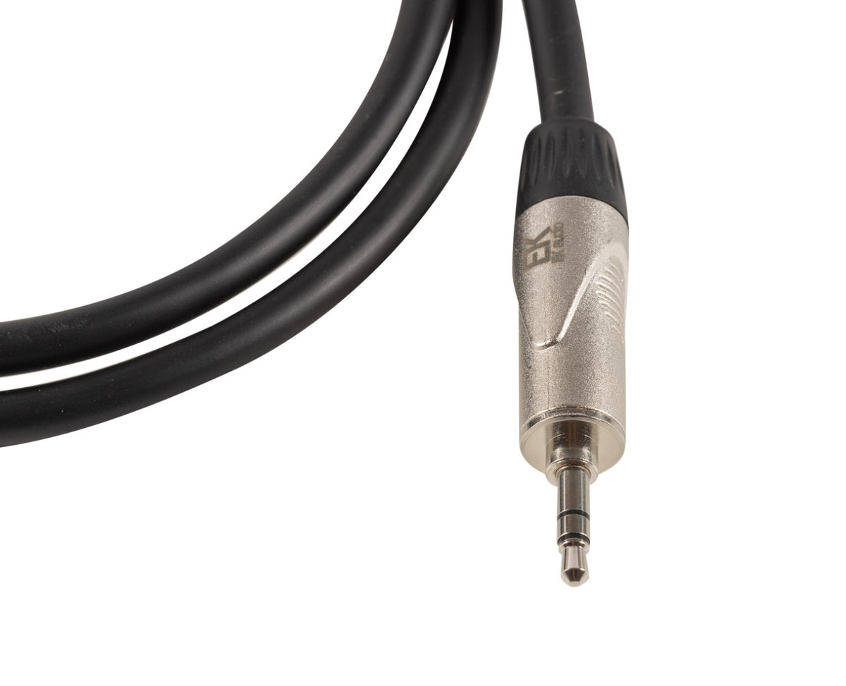 CABLE EK AUDIO MINI JACK STEREO - MINI JACK STEREO METÁLICO 1 M