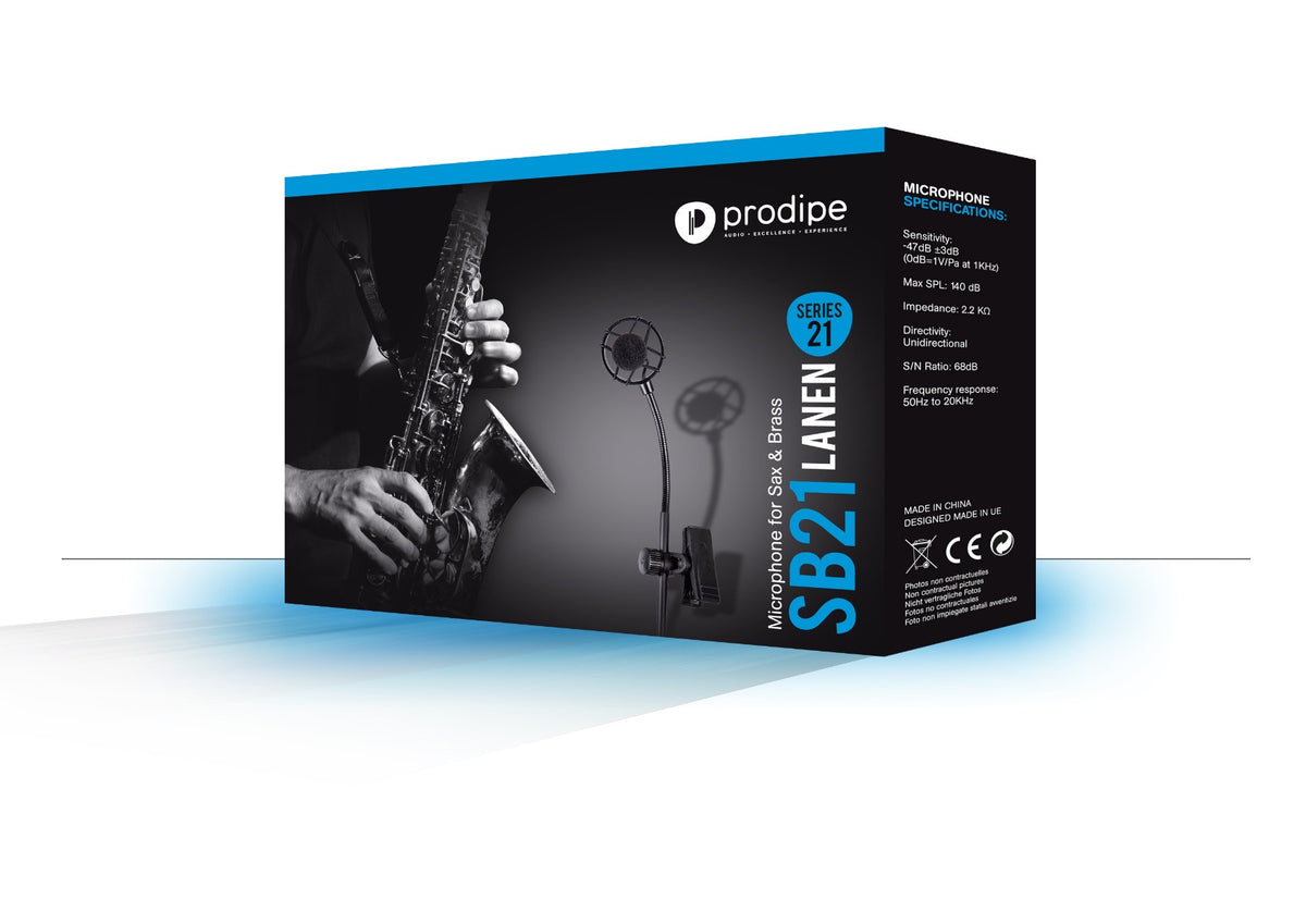 MICRÓFONO PARA INSTRUMENTOS DE VIENTO Y PERCUSIÓN PRODIPE SB21 