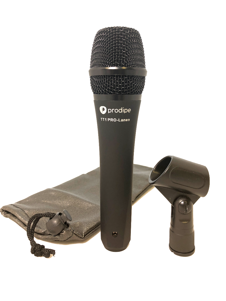 MICRÓFONO DINÁMICO PROFESIONAL PARA VOCALISTAS PRODIPE TT1PRO SIN INTERRUPTOR 