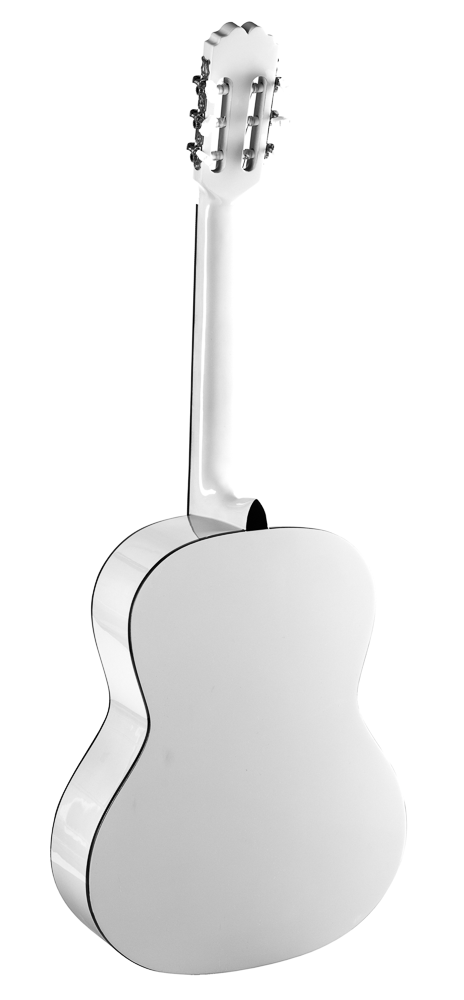 GUITARRA CLÁSICA ROCÍO C16 (3/4) TAMAÑO CADETE 90 CMS BLANCA