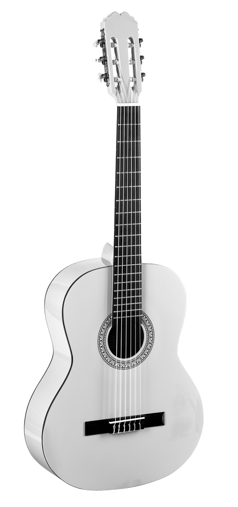 GUITARRA CLÁSICA ROCÍO C16 (3/4) TAMAÑO CADETE 90 CMS BLANCA