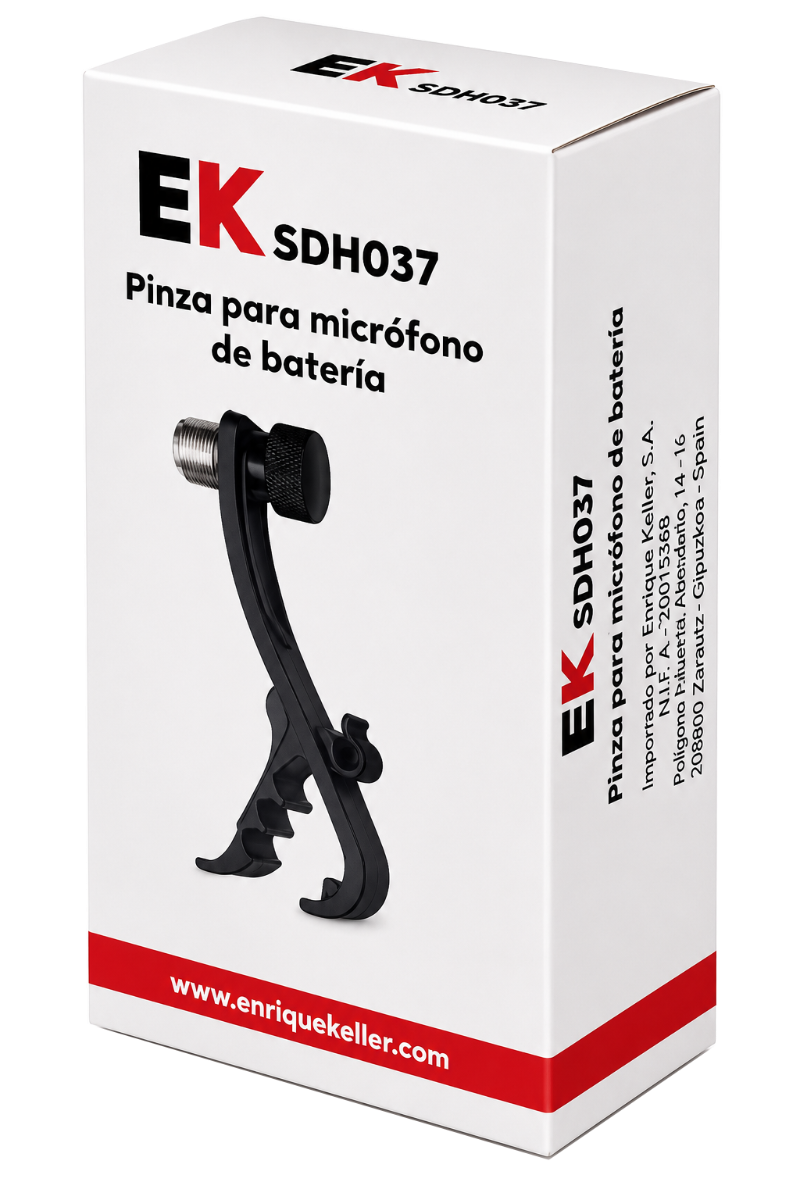 PINZA EK PARA MICRÓFONO DE BATERÍA 