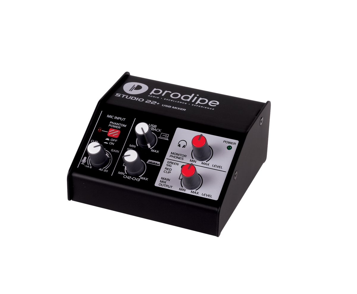 TARJETA DE SONIDO PRODIPE STUDIO 22 PLUS