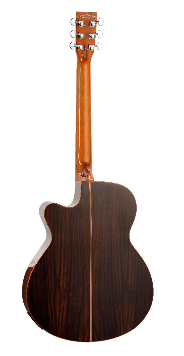 GUITARRA ACÚSTICA TANGLEWOOD SUPER FOLK CUTAWAY SERIE NEW ROSEWOOD SMART