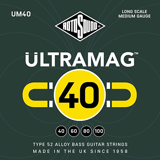 JUEGO DE CUERDAS ROTOSOUND ULTRAMAG PARA BAJO UM40