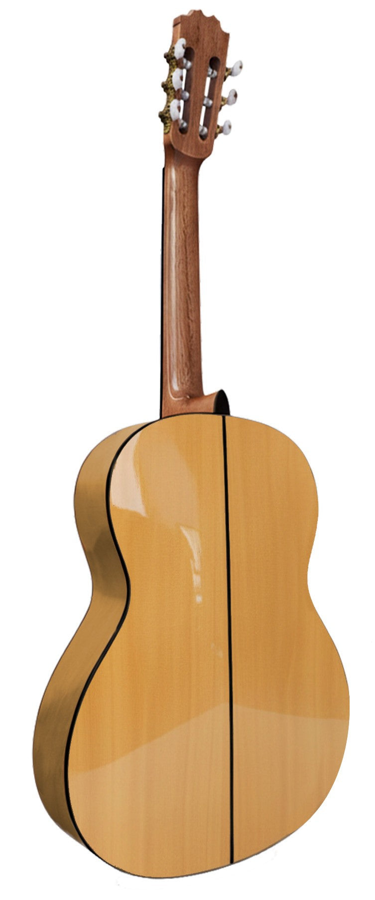 Vicente Tatay C320.560 – Guitarra Flamenca con Tapa de Abeto, Cuerpo de Sicomoro, Alma Ajustable y Golpeador