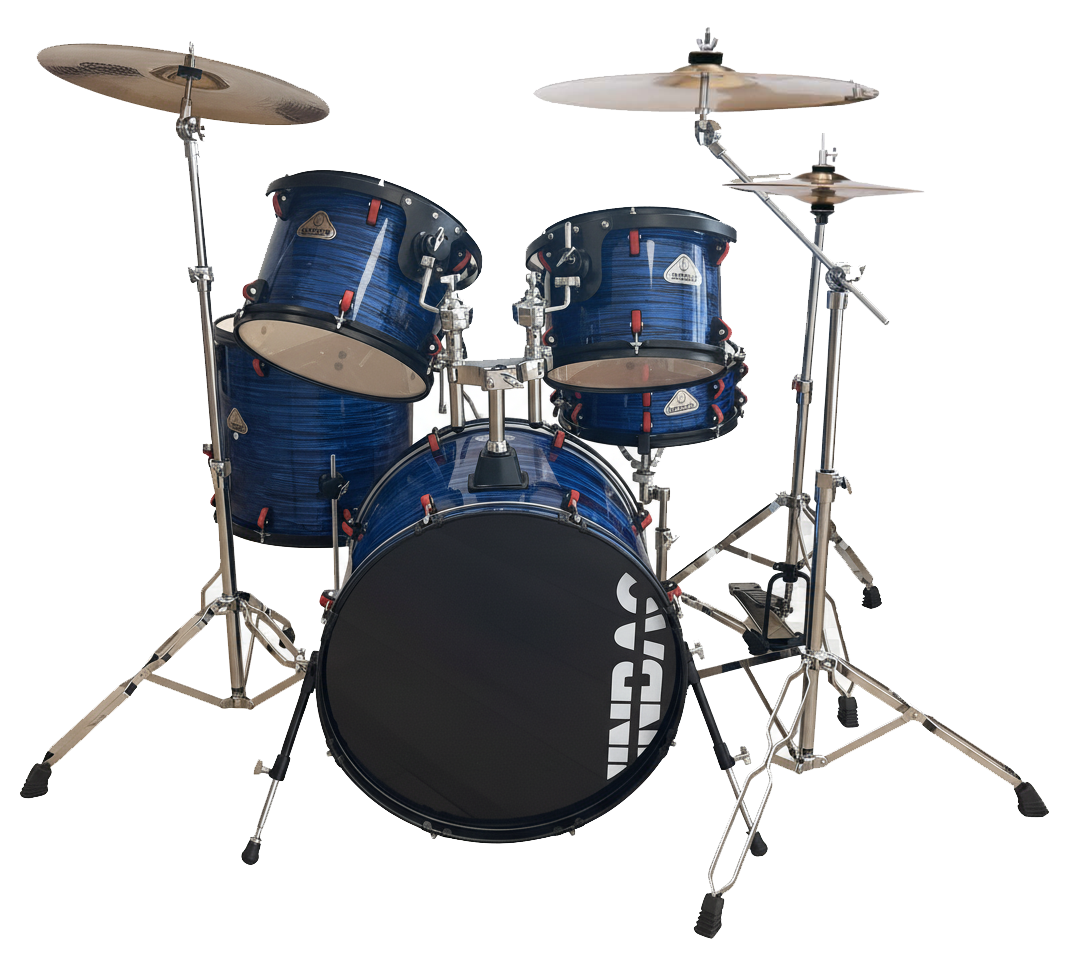 BATERÍA JINBAO BOMBO 22" AZUL