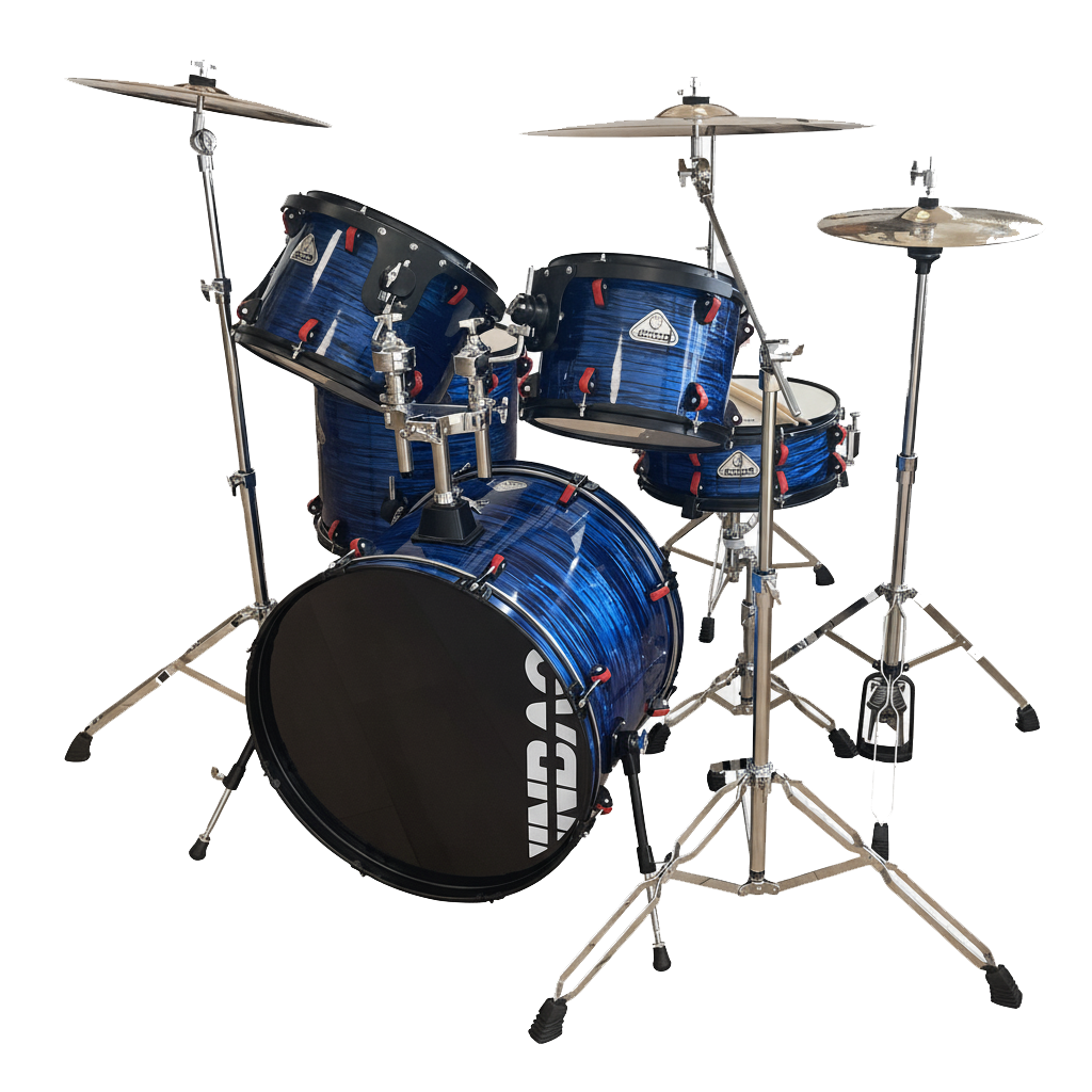BATERÍA JINBAO BOMBO 22" AZUL