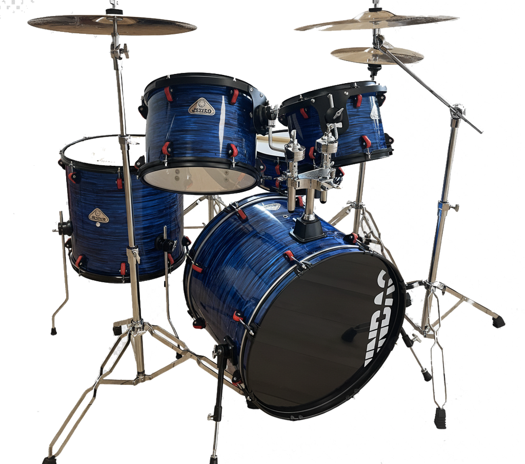 BATERÍA JINBAO BOMBO 22" AZUL