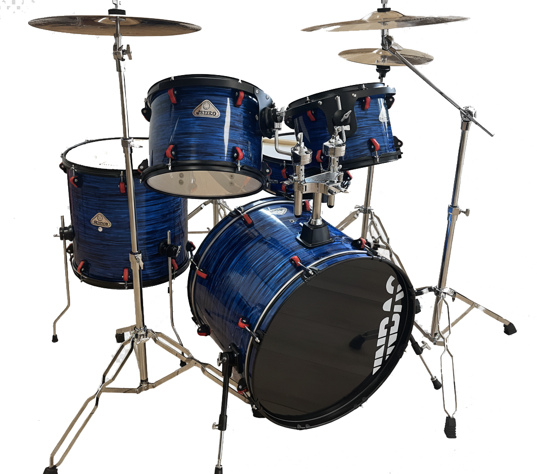 BATERÍA JINBAO BOMBO 22" AZUL